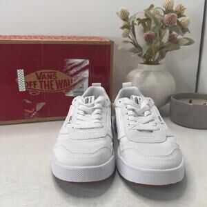 Vans Range EXP Leather/Textile Sneaker White VN0A5ELAA3H Women 7 Try On Wear